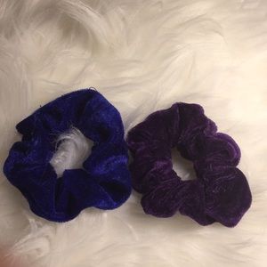 ☆blue and purple scrunchy set☆